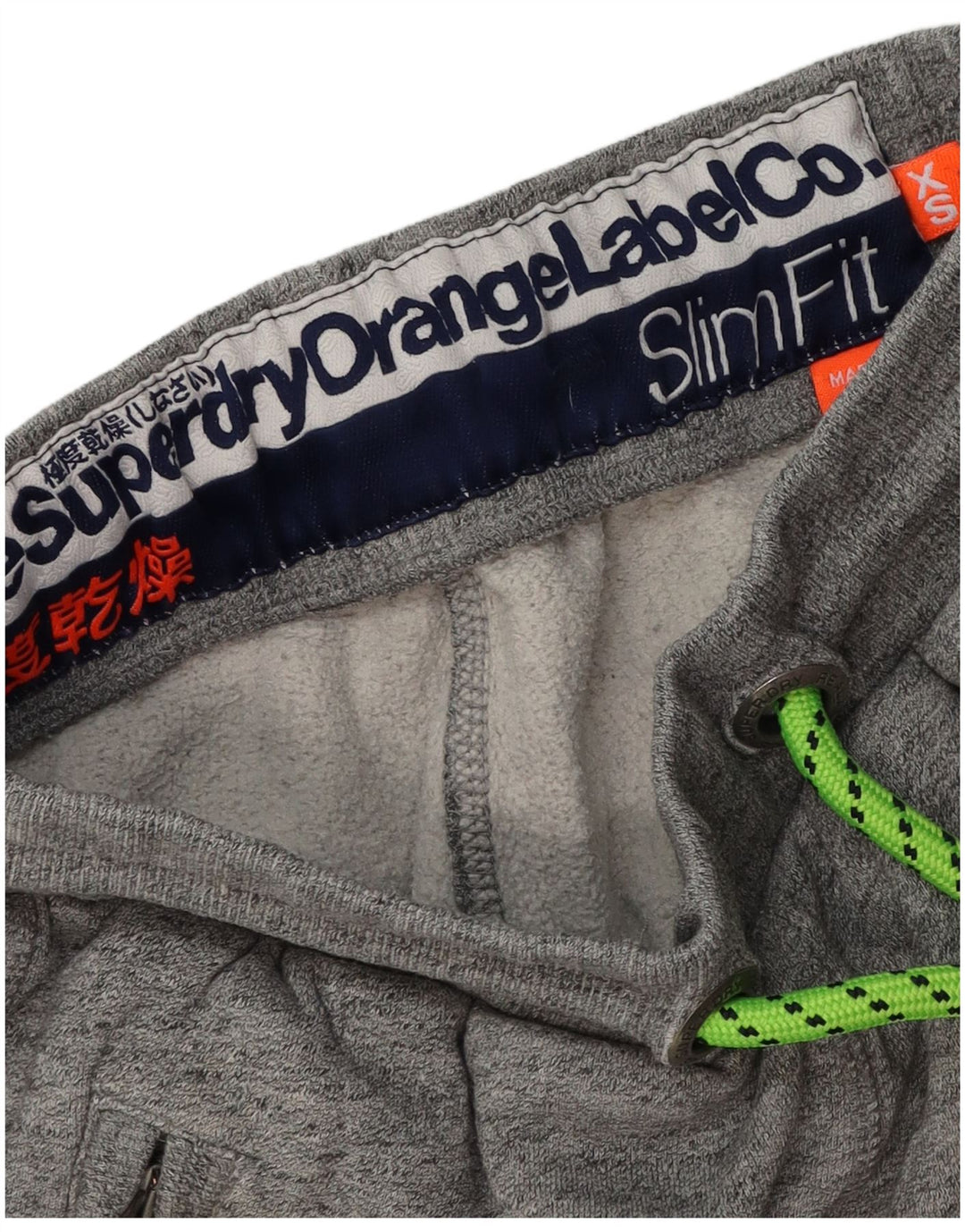 Pantaloni scurți sport slim Fit Superdry pentru bărbați XS, gri pătat
