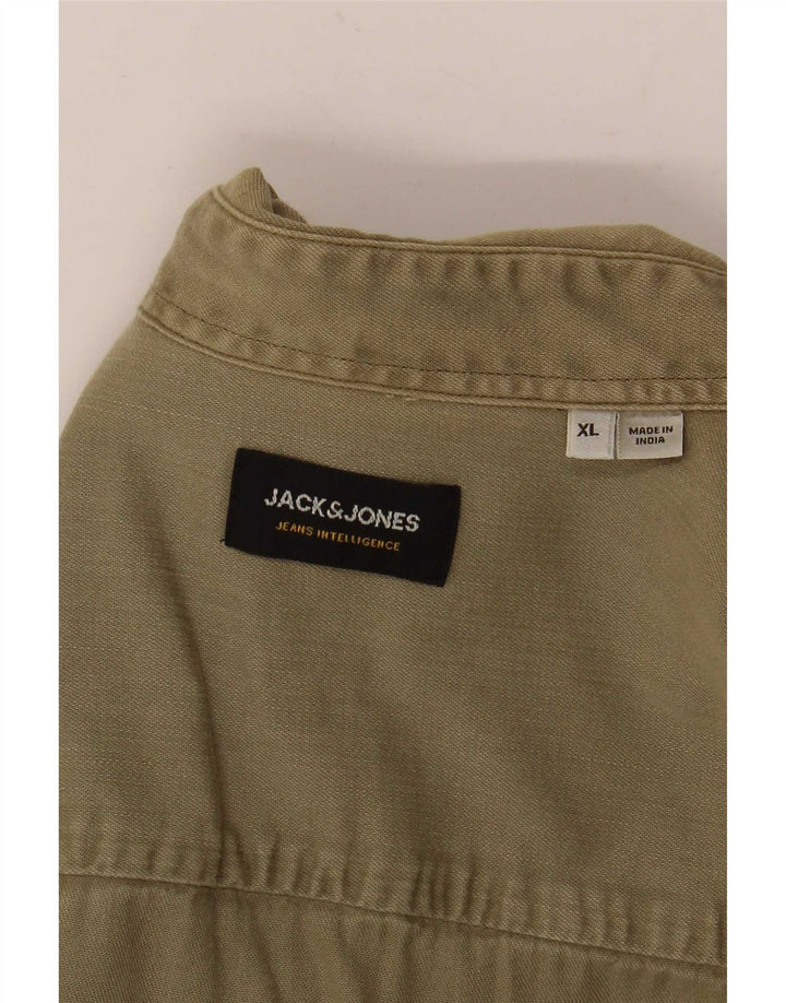 Cămașă de blugi Jack & Jones pentru bărbați XL kaki