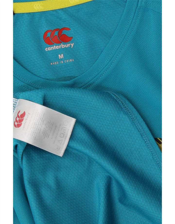 Tricou grafic Canterbury pentru bărbați Top Medium Blue Poliester
