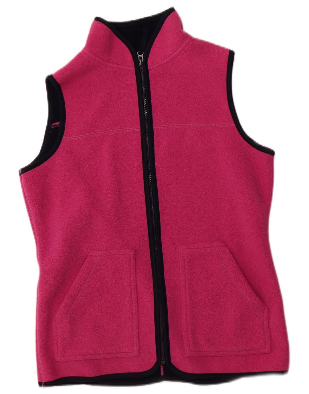 SF. Gilet Fleece BERNARD pentru fete 10-11 ani roz poliester