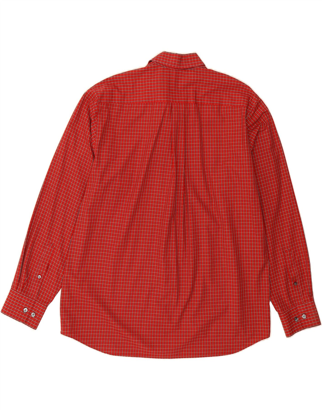 EDDIE BAUER Mens Shirt Large Red Check Cotton Vintage Eddie Bauer and Second-Hand Eddie Bauer from Messina Hembry 