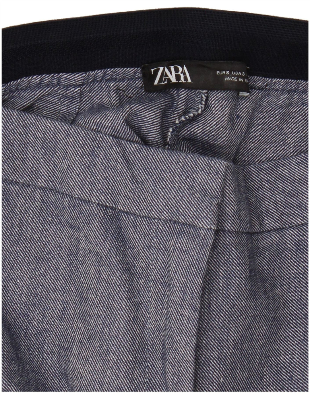 Pantaloni chino slim pentru femei Zara Mici L26 L27 Albastru