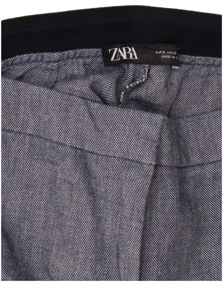 Pantaloni chino slim pentru femei Zara Mici L26 L27 Albastru