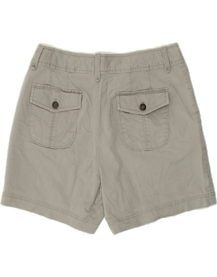 EDDIE BAUER Womens Chino Shorts US 10 Large W32 Grey Cotton Vintage Eddie Bauer and Second-Hand Eddie Bauer from Messina Hembry 