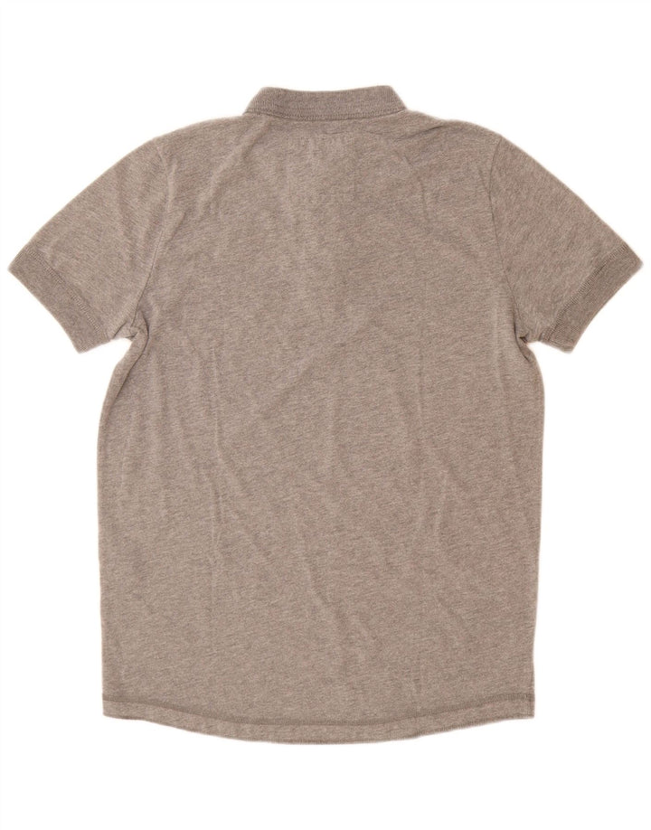 Tricou pentru bărbați Hollister Top din bumbac gri mediu
