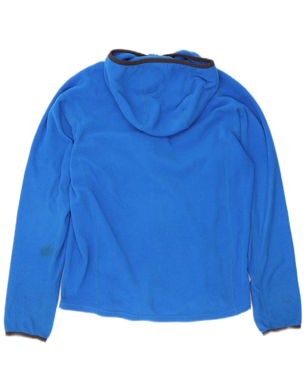 Jachetă polară cu glugă pentru femei Helly Hansen UK 14 Poliester albastru mediu