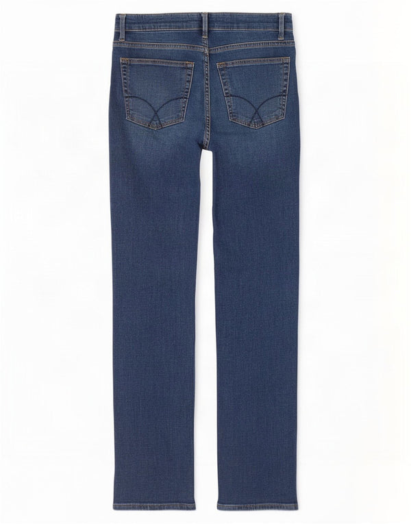 Crew Clothing Blugi drepti pentru femei UK 10 Small W30 L30 Blue Bumbac