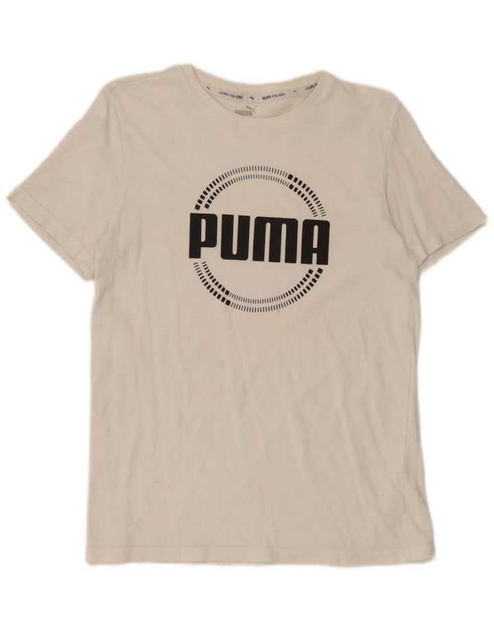 Tricou grafic Puma pentru băieți Top 15-16 ani alb