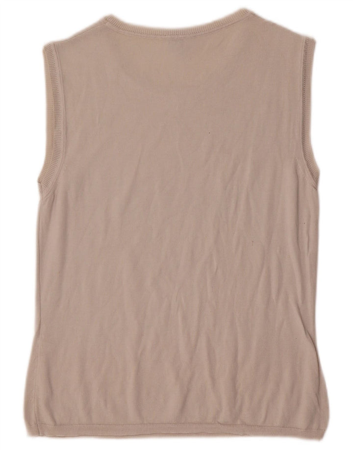 Calvin Klein Jeans Womens Vest Tank Top UK 12 Medium Gri
