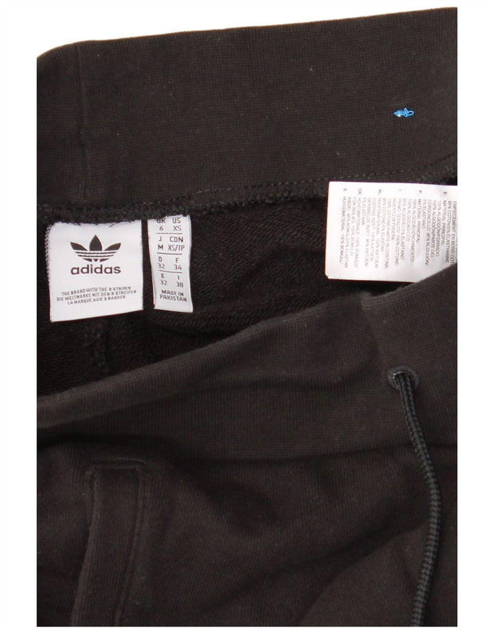Pantaloni de trening pentru femei ADIDAS Joggeri UK 6 XS Bumbac negru