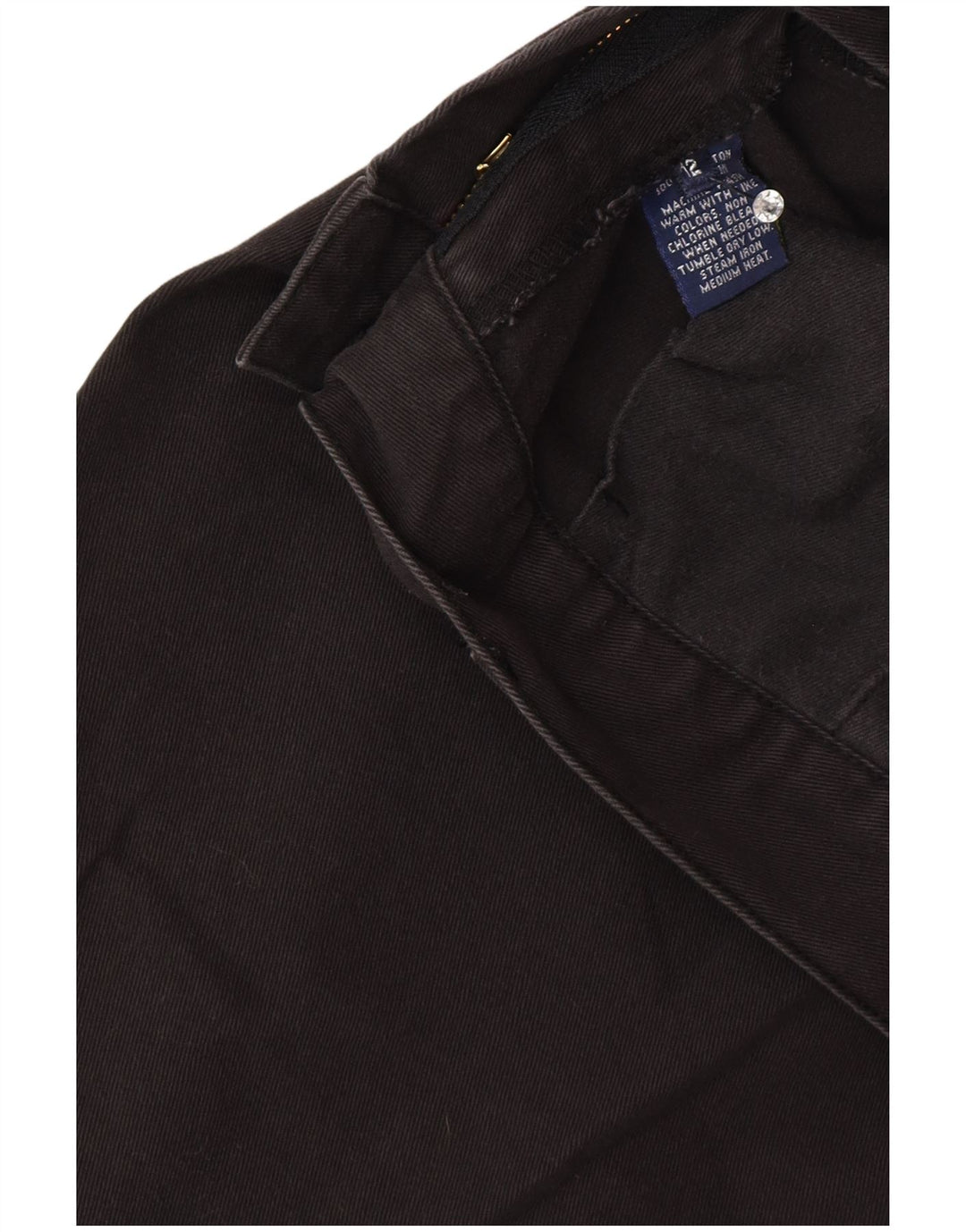 Pantaloni capri Ralph Lauren pentru femei US 12 Large W30 L22 Bumbac negru