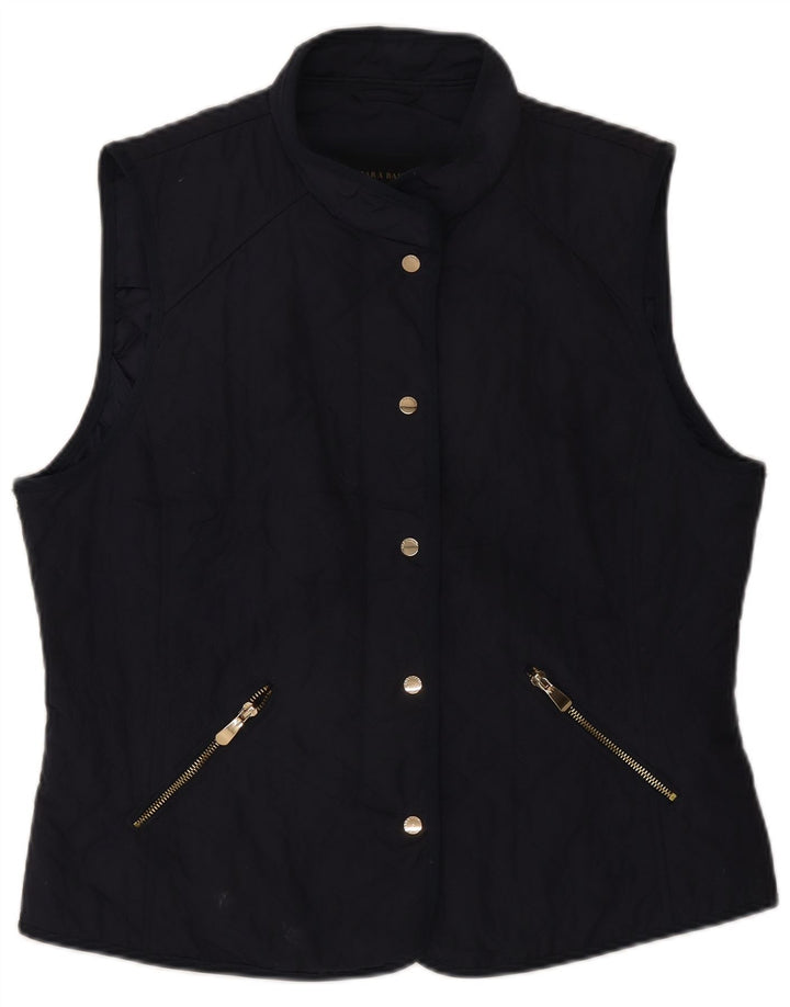 Gilet matlasat Zara pentru femei UK 18 XL bleumarin
