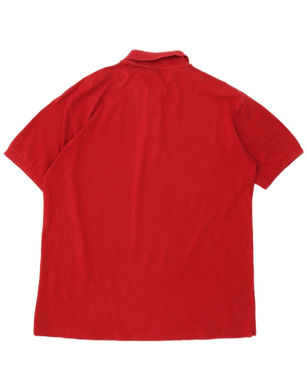 Cămașă polo pentru bărbați Kappa 3XL bumbac roșu