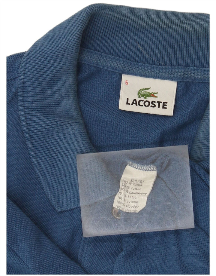 Tricou polo Lacoste pentru bărbați mărimea 5 mare, albastru, bumbac