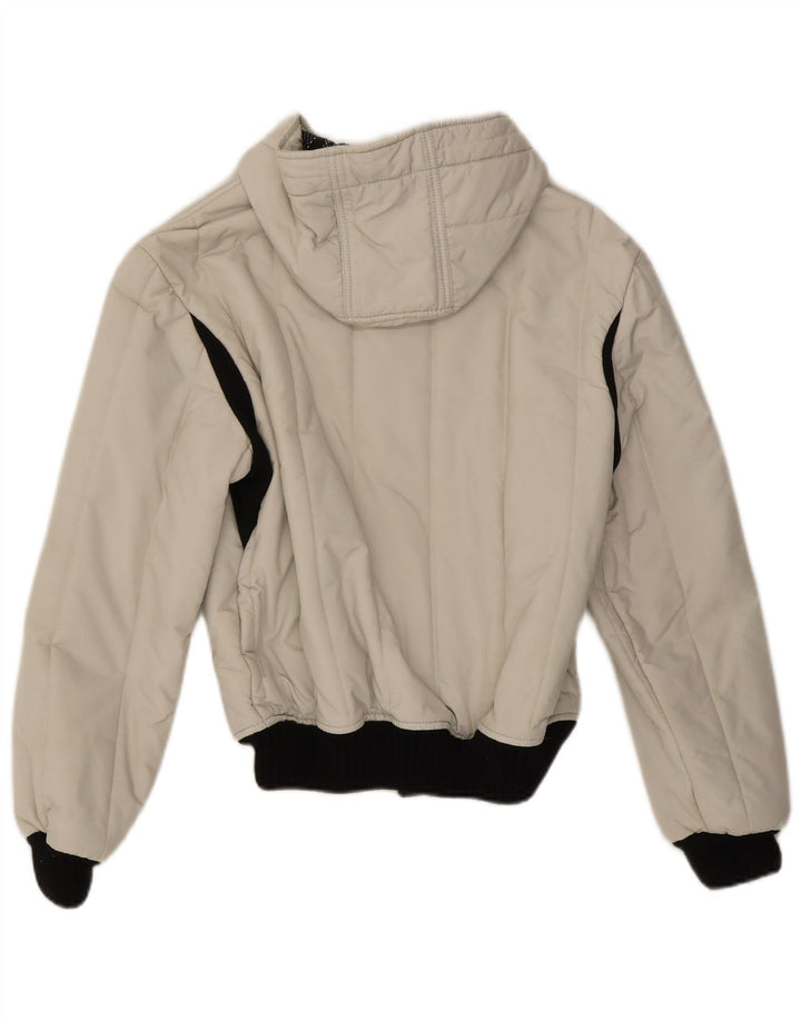 Jachetă căptușită cu glugă pentru femei Refrigiwear UK 14 Medium White Colorblock
