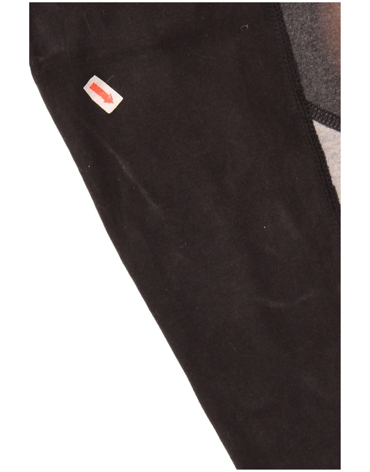 Leggings pentru damă REEBOK UK 10 mic, negru, bumbac color bloc