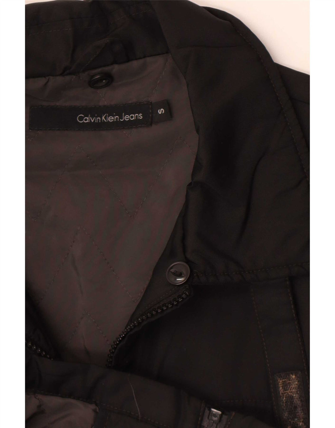 Jachetă Bomber pentru bărbați Calvin Klein Jeans UK 36 Small Black