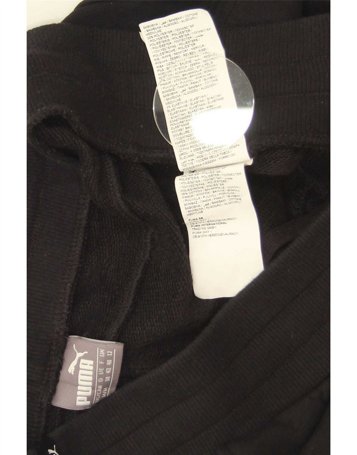 Pantaloni scurti sport Puma pentru femei UK 12 Poliester mediu negru