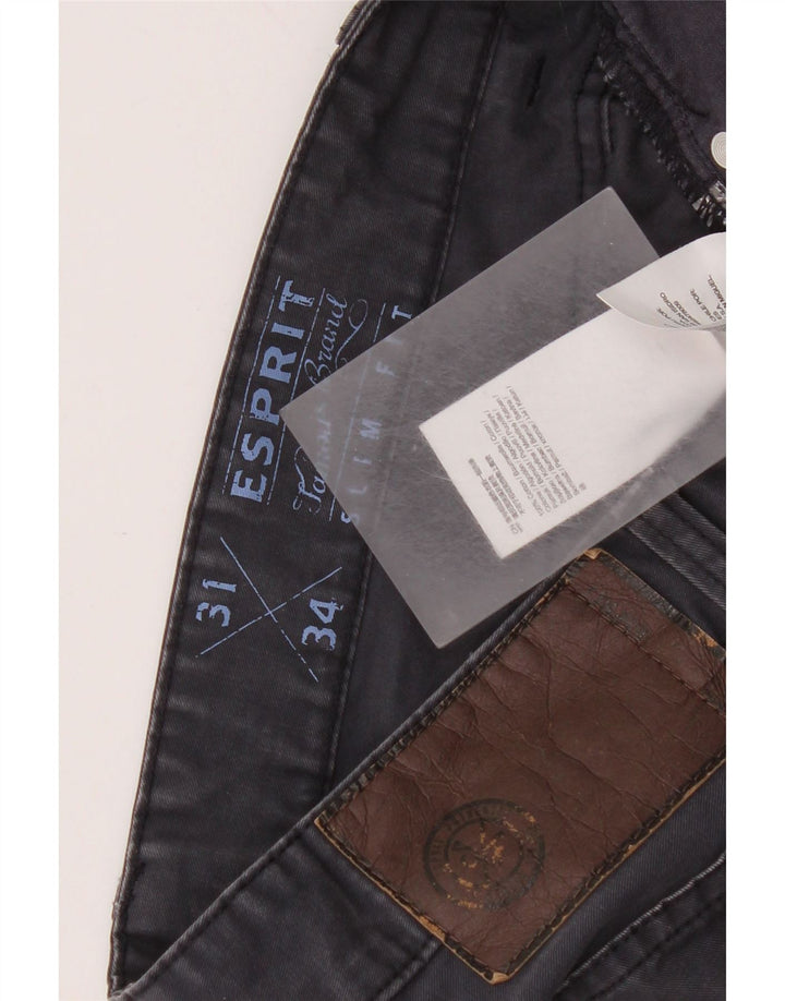 Blugi subțiri pentru bărbați Esprit W31 L32 Bumbac bleumarin