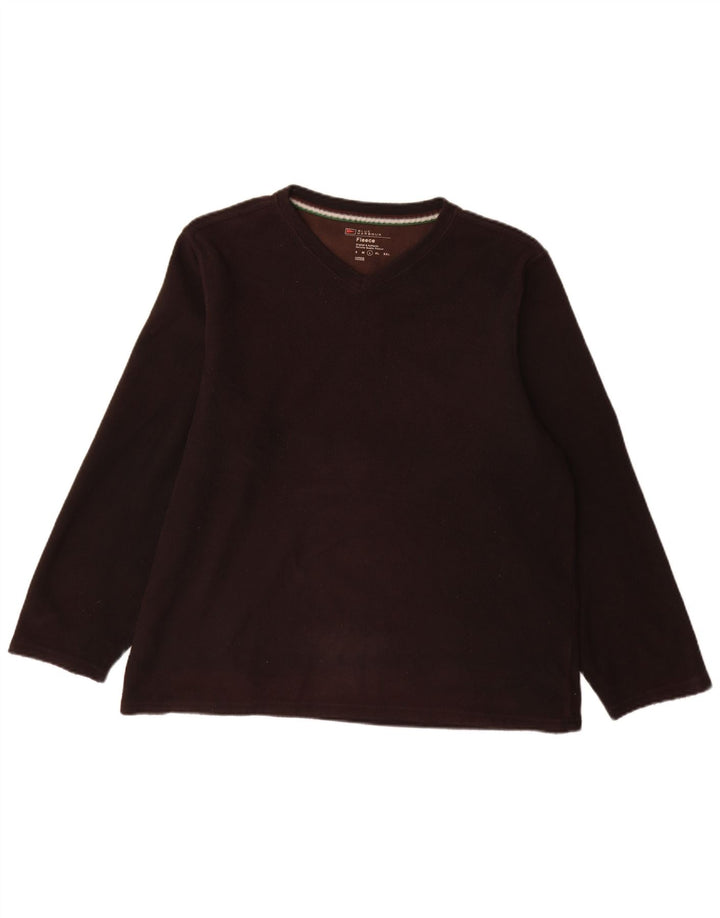 Pulover pentru bărbați Marks & Spencer Blue Harbour Fleece Poliester maro mare