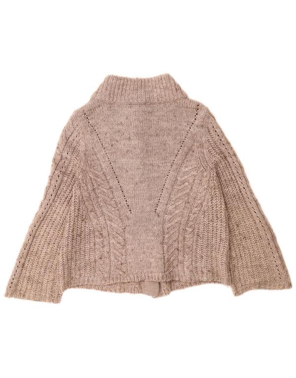 Pulover cardigan pentru femei Marks & Spencer UK 12, gri mediu cu pete acrilic