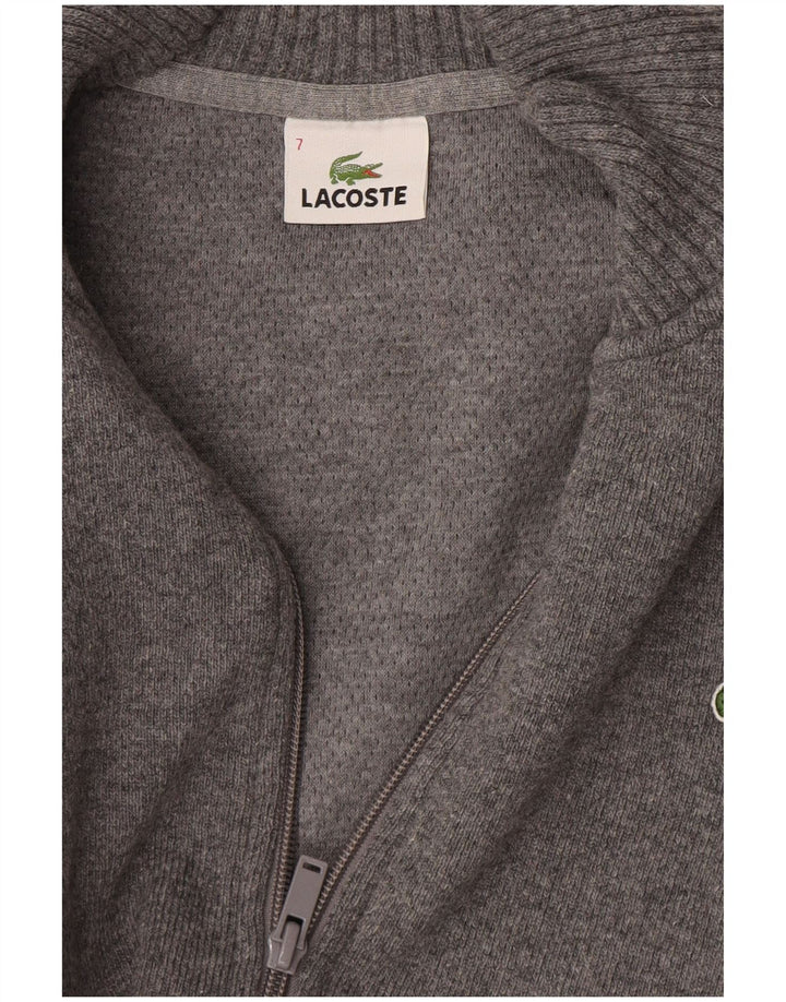 Pulover cardigan pentru bărbați Lacoste Mărimea 7 2XL Gri