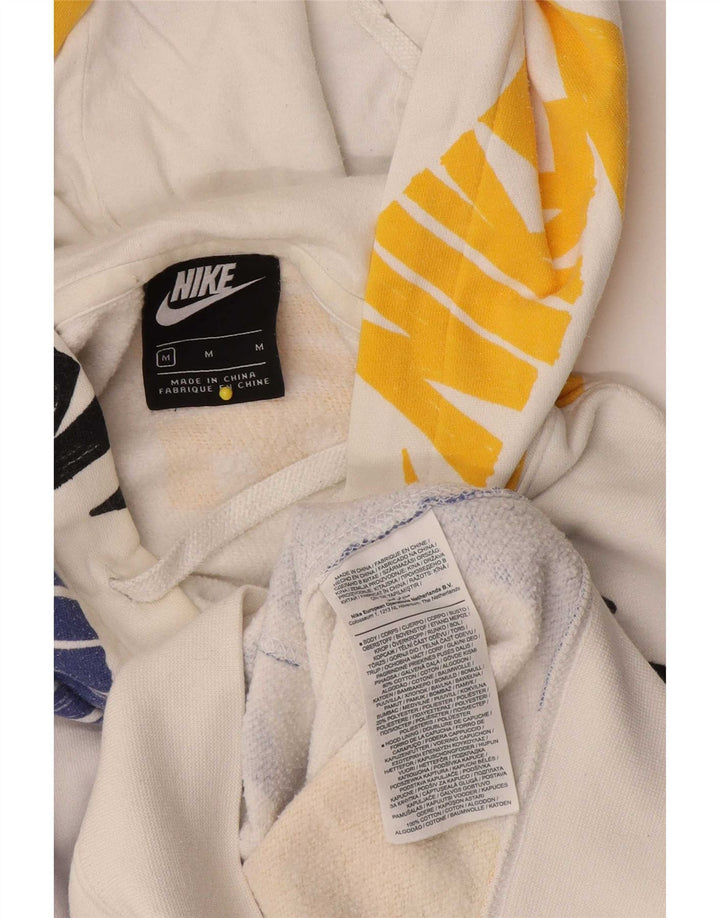 Pulover Nike Grafic pentru bărbați, bumbac alb mediu