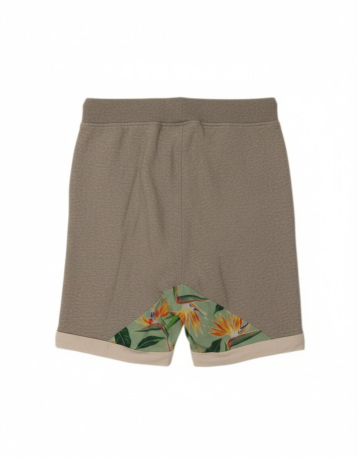 ADIDAS Mens Sport Shorts Medium  Grey Colourblock Cotton