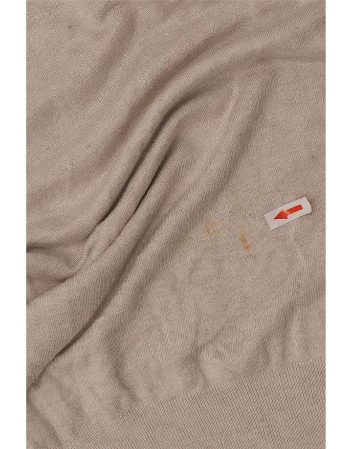 Pulover pentru femei cu gât rulat Zara UK 10 Mic Bej Rayon