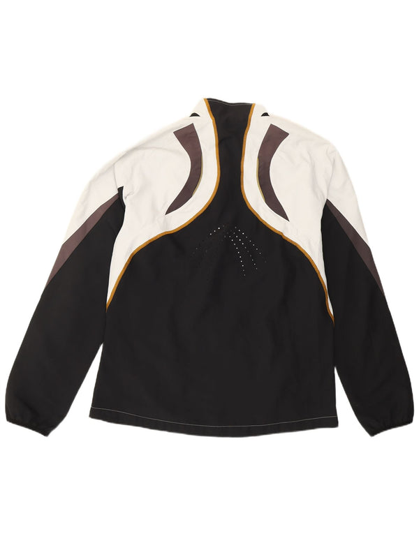 Jachetă de top pentru trening ASICS pentru bărbați, mare, alb, din poliester