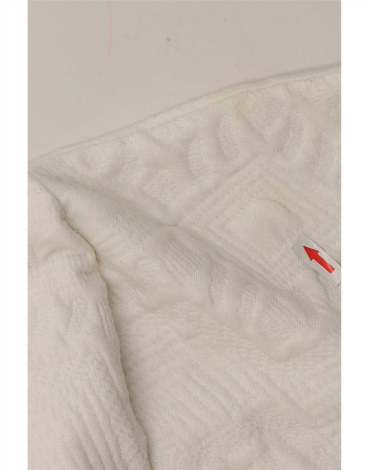 Pulover pentru femei Zara, cu croiala relaxată, UK 12 Medium Alb Geometric