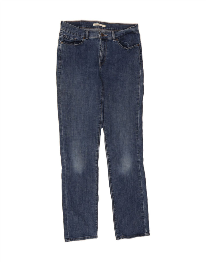 LEVI'S Womens Classic Fit Straight Jeans US 8 Medium W29 L32 Blue Cotton Vintage Levi's and Second-Hand Levi's from Messina Hembry 