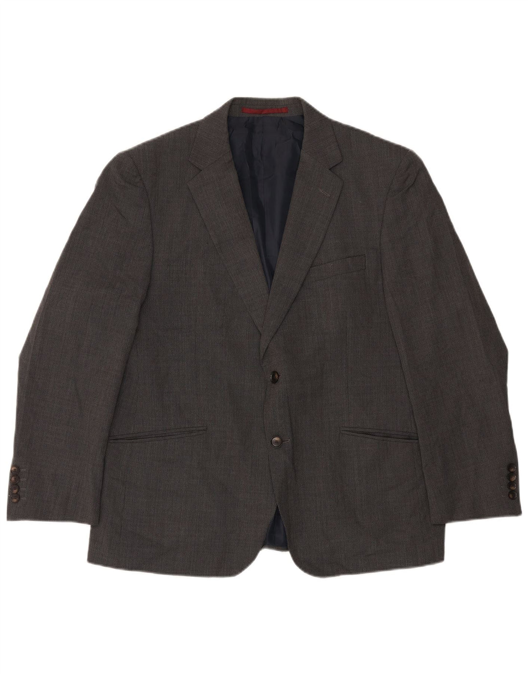 Jachetă pentru bărbați Marks & Spencer, scurtă, cu 2 nasturi, Lână gri UK 44 XL