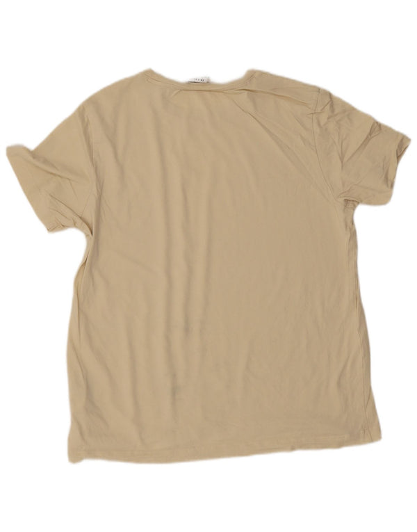 Tricou grafic Champion pentru femei Top UK 20 2XL Bej Bumbac