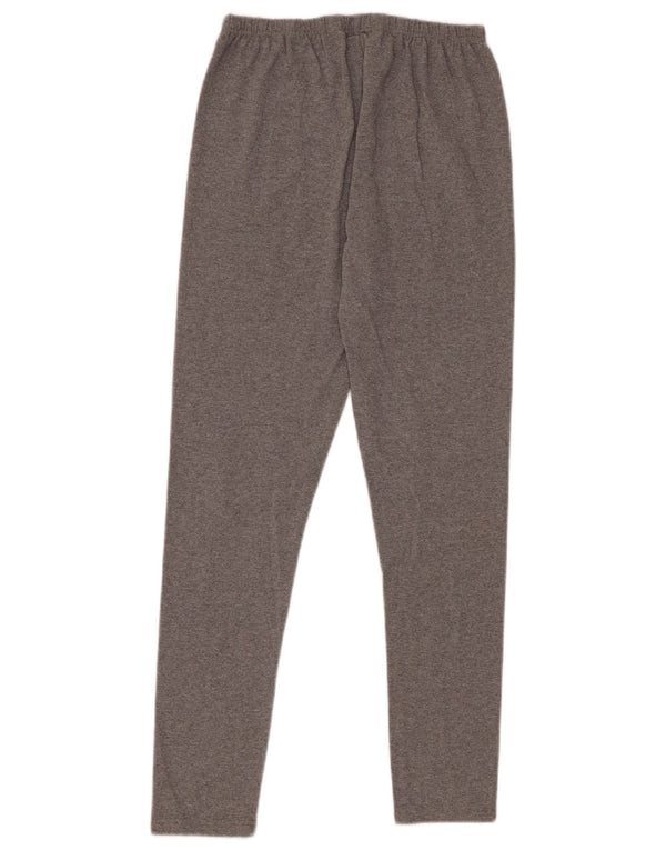 Leggings grafic pentru femei Lotto UK 12 bumbac gri mediu