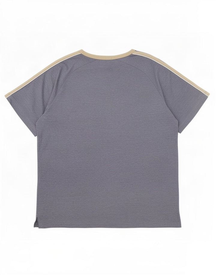 Tricou pentru bărbați Asics Top Medium Blue Colorblock Bumbac