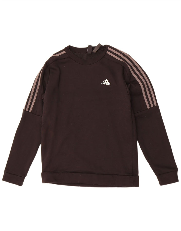 Hanorac pentru bărbați Adidas Jumper mic, negru, bumbac