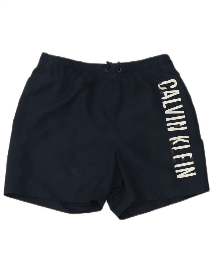 Pantaloni scurți de baie Calvin Klein pentru bărbați, mici, bleumarin