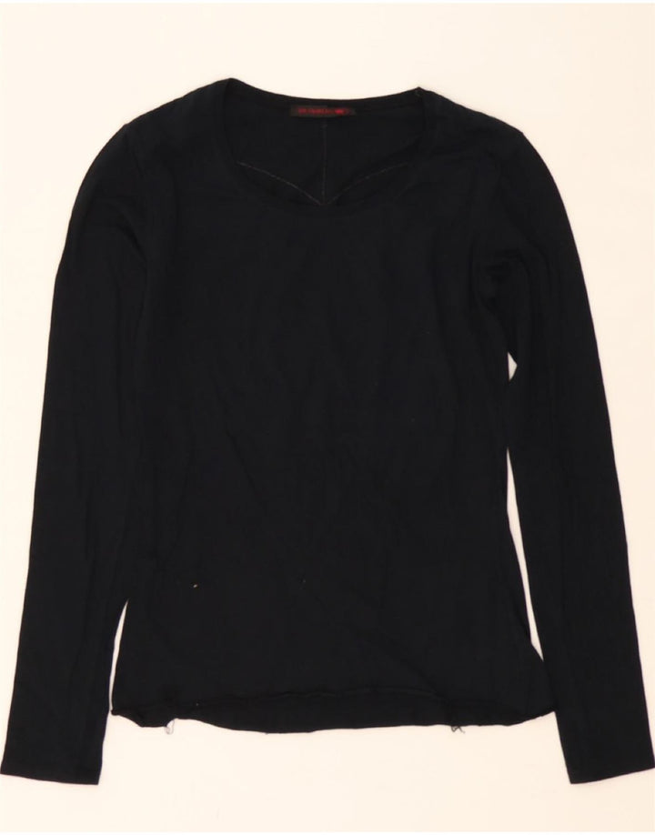 LEVI'S Womens Top Long Sleeve UK 10 Small Black Vintage Levi's and Second-Hand Levi's from Messina Hembry 