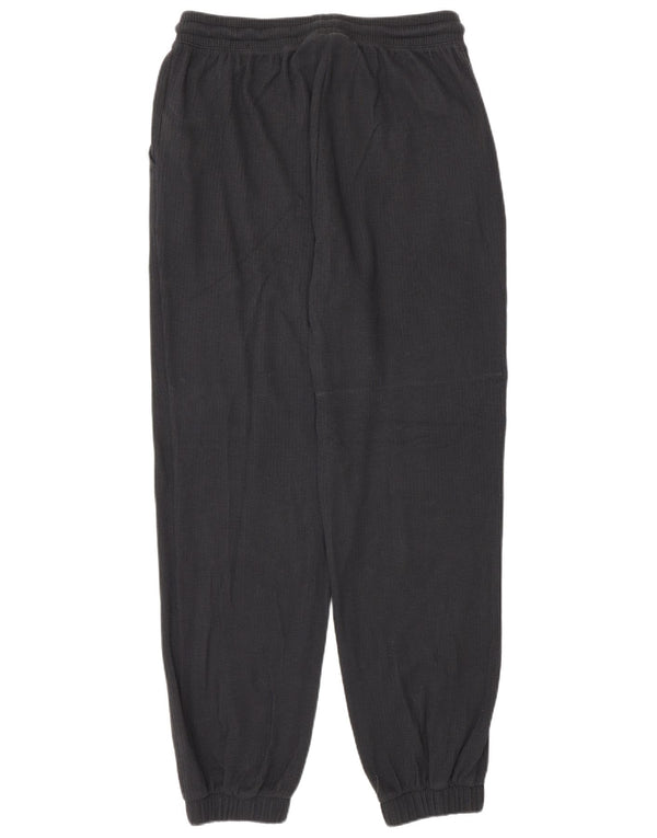 Pantaloni de trening Adidas pentru femei Joggeri UK 14 Bumbac mediu negru