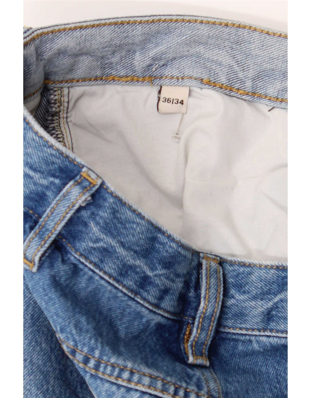 Esprit Blugi Drepți Bărbați W36 L34 Bumbac Albastru