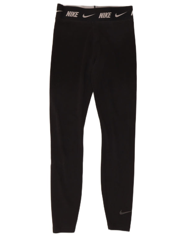 Leggings de damă Nike Tight Fit UK 8, bumbac negru mic