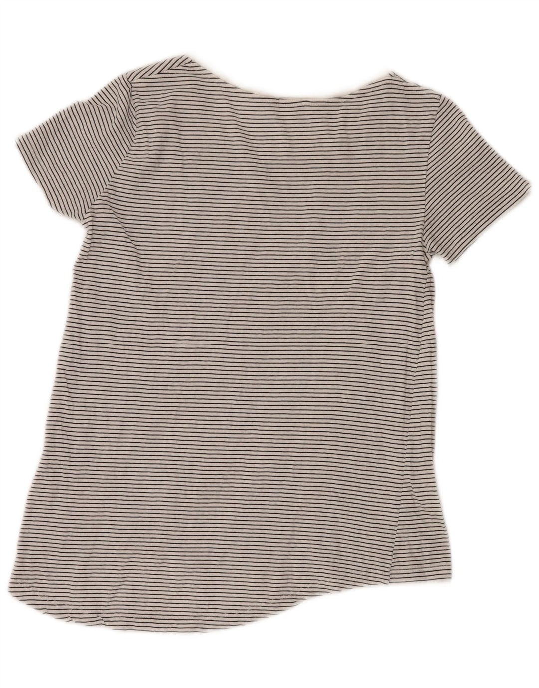 Top tricou ZARA pentru femei UK 10 Small Grey Pinstripe