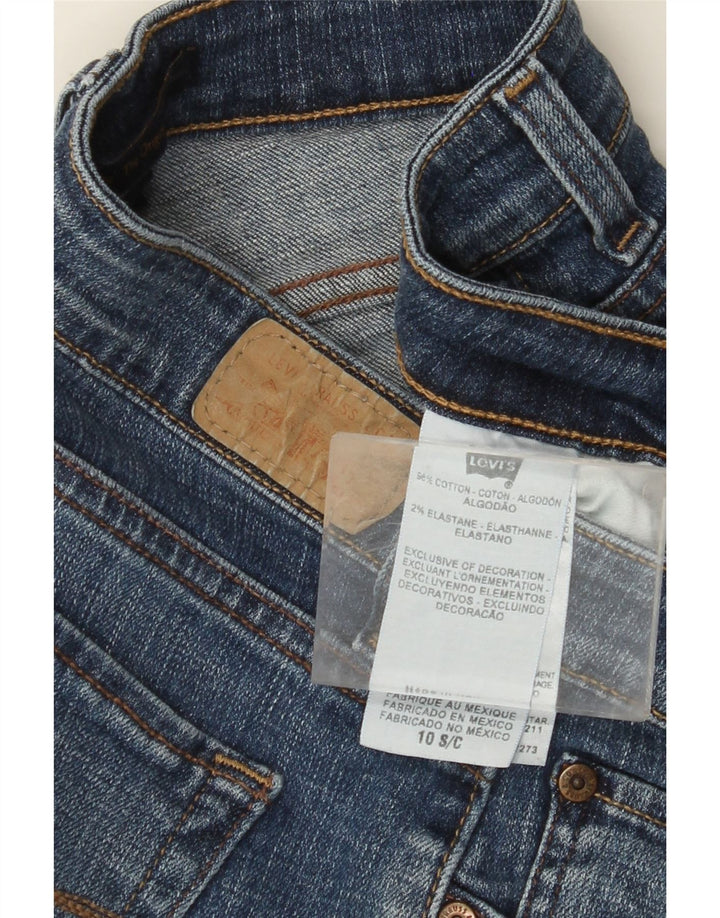 Blugi drepti pentru femei LEVI'S US 10 Large W30 L29 Blue Bumbac