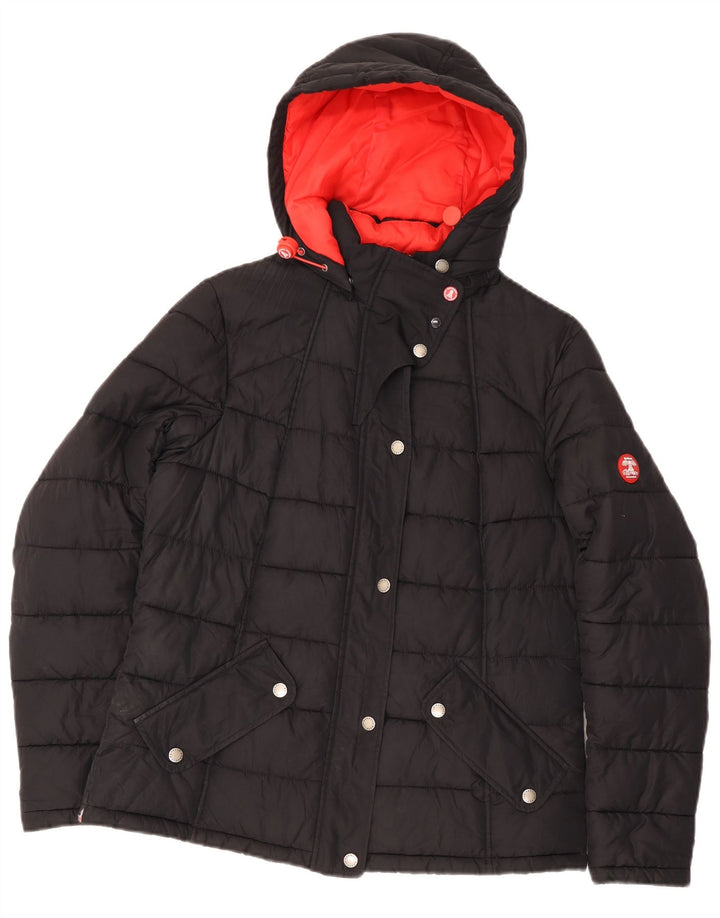 Jachetă căptușită cu glugă Barbour pentru femei UK 12 Medium Black