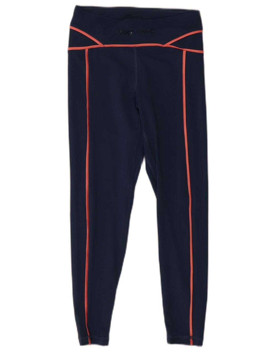 Leggings cu grafică Nike Dri Fit pentru femei UK 8 Mici, poliester bleumarin