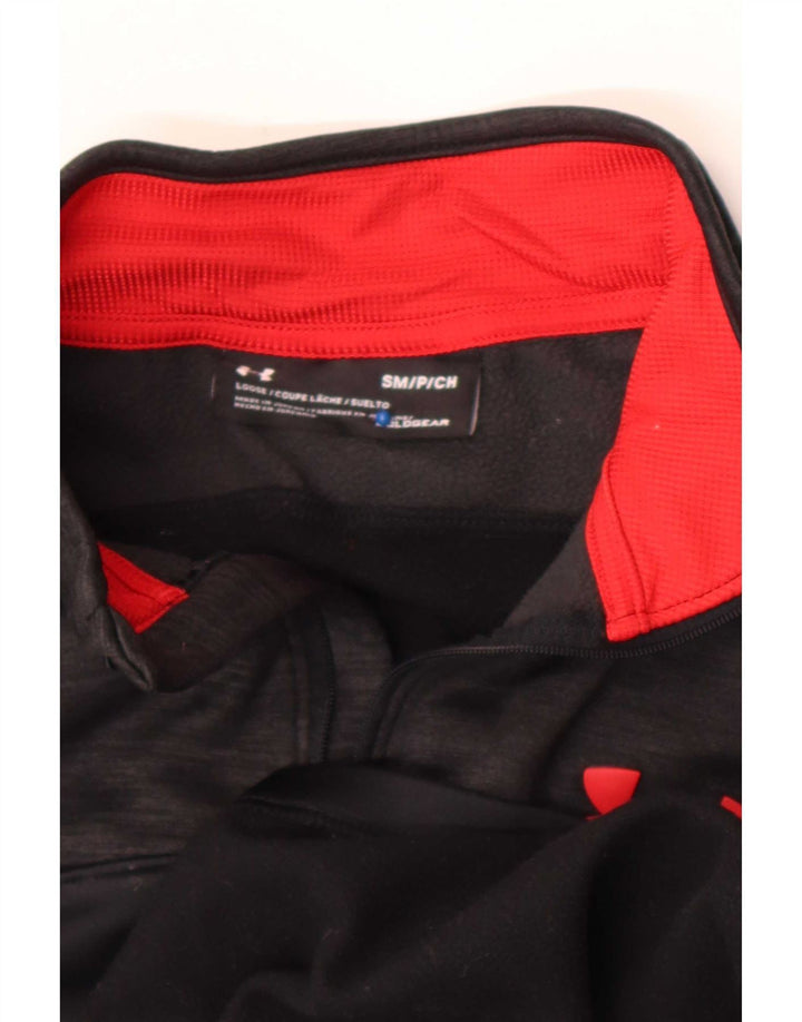 Pulover Under Armour Cold Gear pentru bărbați, mic, negru, colorblock