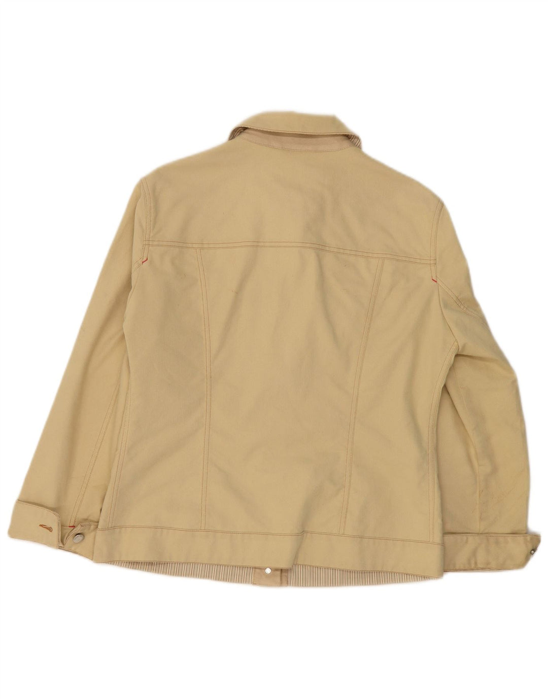 PAUL & SHARK Jachetă de blugi pentru yachting pentru femei UK 16, bumbac galben mare