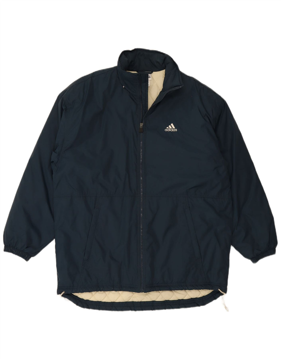 Jachetă căptușită pentru bărbați Adidas Marea Britanie 38/40 Nailon mediu bleumarin