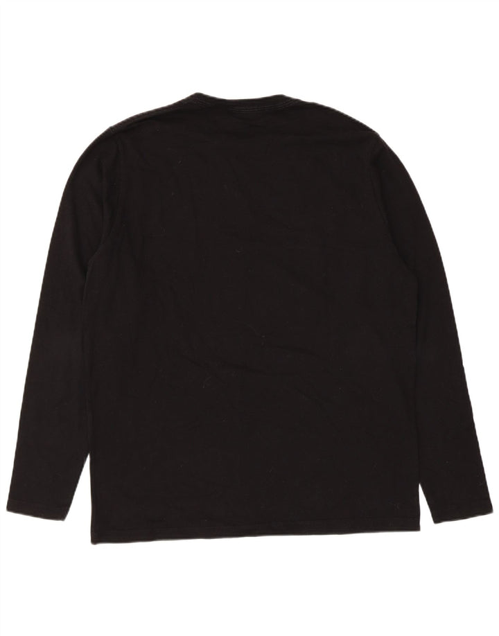 PEPE Jeans pentru bărbați Regular Graphic Top cu mânecă lungă, mare, negru